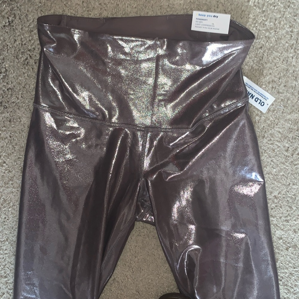Metallic old navy leggings